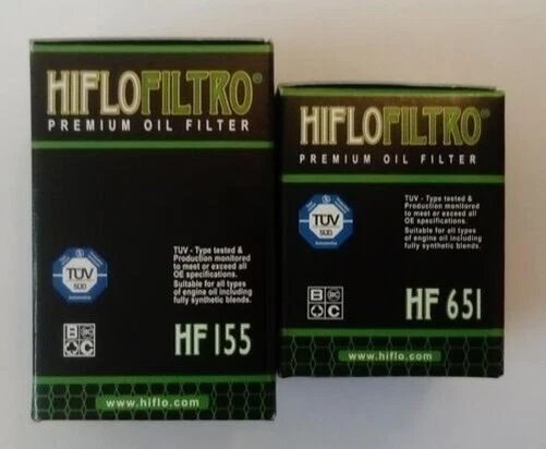 HifloFiltro 1st Et 2nd Huile Filtre Pour Husqvarna 701 Supermoto (2016 À 2022) Foto 2 de 4