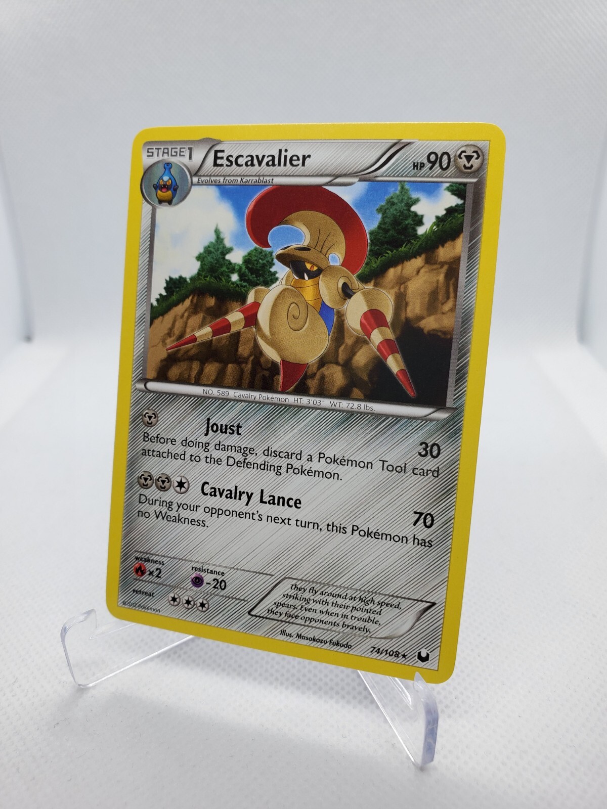 Escavalier - Dark Explorers - Rare - 74/108 - NEAR MINT - A