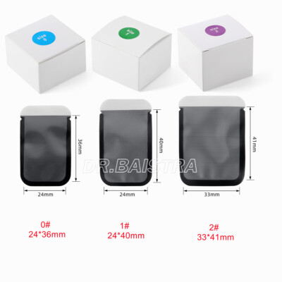 100 Pcs Size 2#1#0# Dental X-Ray Barrier Envelopes For Scan X Phosphor Plate