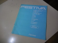 FORD FESTIVA Mazda Japanese Brochure 1988/09 DA BJ B3 B1 121 Demio Autorama