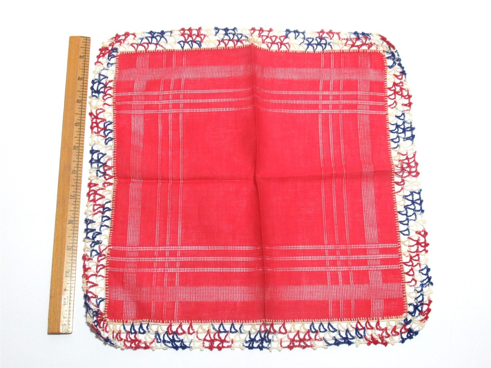 Lot 10 Vintage Ladies Hankies with Crochet Tatted Edging embroidered