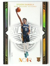 2022-23 Panini Noir Holo Gold Rookie RC #181 Dyson Daniels 5/5