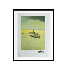 Salvador Dalí 1974 Facsimile Signed Vintage Art Print - Paranoic Astral Image