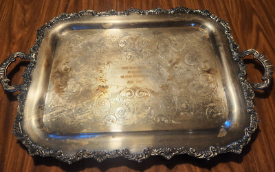 Marlboro Plate Old English Reproduction E.P. Copper Tray Plate