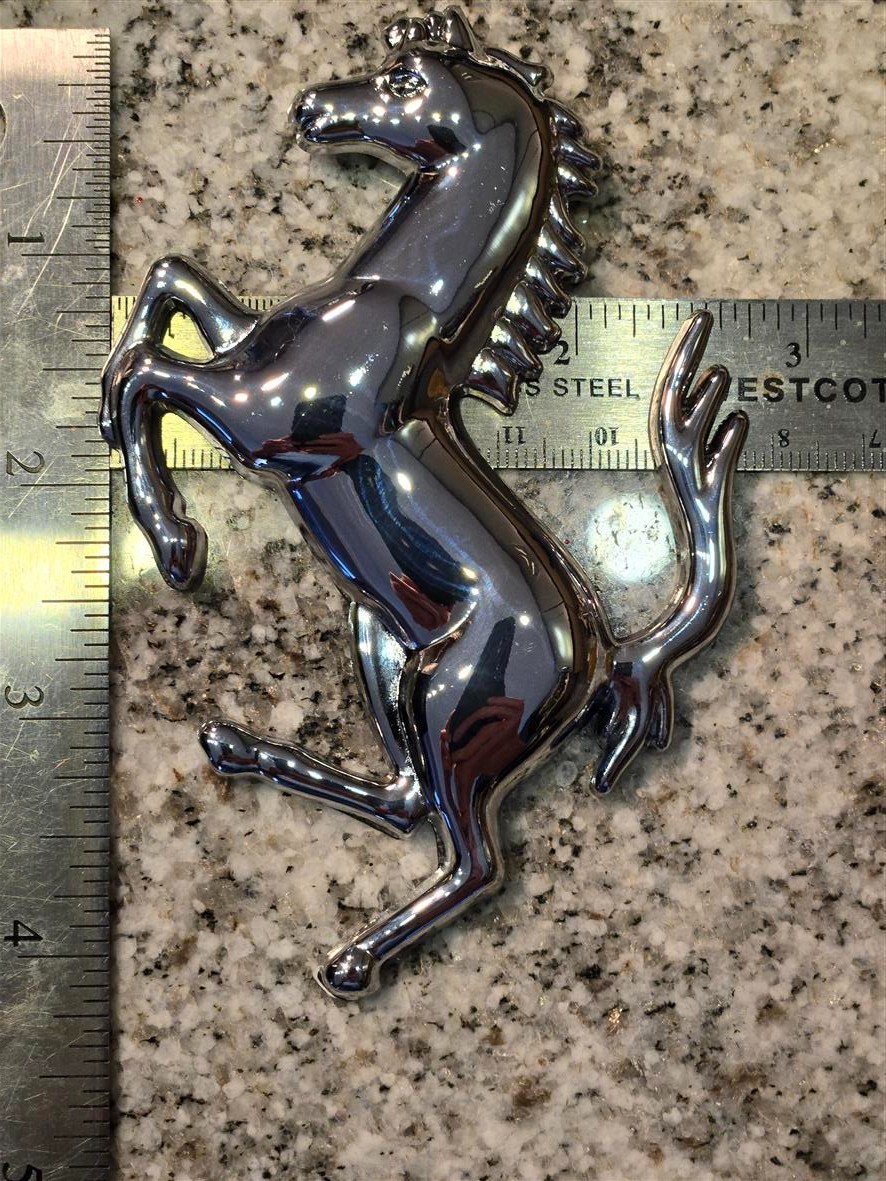 Ferrari Prancing Horse Lapel Pin - Classic Scuderia Badge, Roma & F40 Style