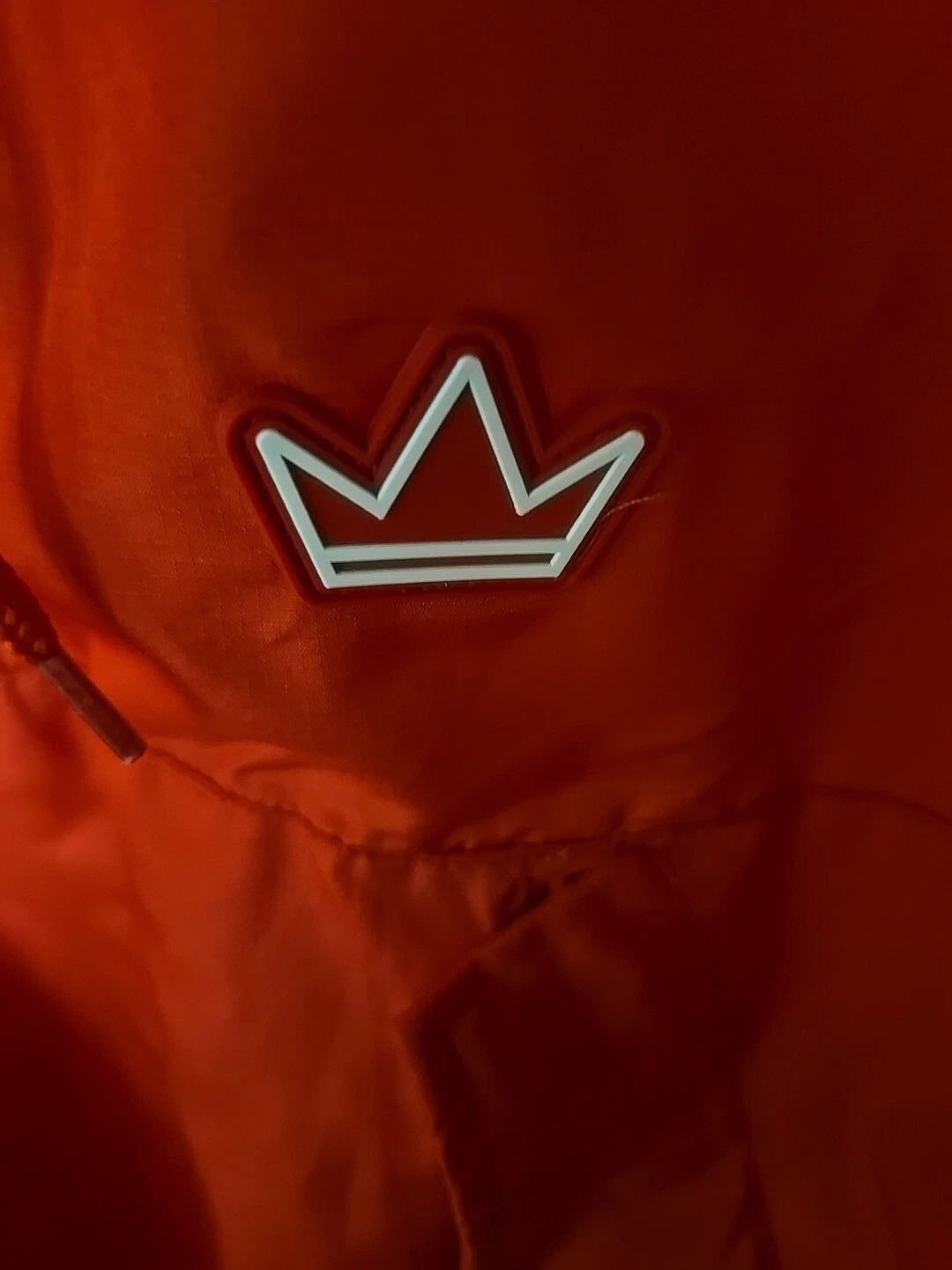 Kings Only Brand Red Windbreaker Pullover Zip Hoodie Size XL - product detail image 7