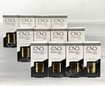 CND Shellac ORIGINAL Top Coat  7.3 ml / .25 oz -12 Pack