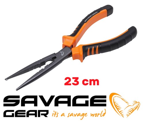 Pince Multiprise Savage Gear MP – Acier Carbone PTFE, Coupe-corde, Nez Anneau – Tailles S, M, L (13 à 23 Cm)