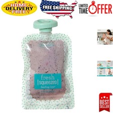 Nourishing Homemade Baby Food Pouches, 3.5 oz - Eco-Friendly  Reusable 25 Pack