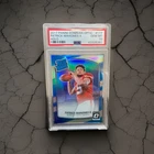 2017 Optic Holo Prizm #177 Patrick Mahomes II RC Rookie PSA 10 Pop 808 Hof Bound