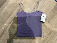 BNWT LADIES LILAC PURPLE NIKE STRING GYM TOP SIZE XS EXTRA SMALL