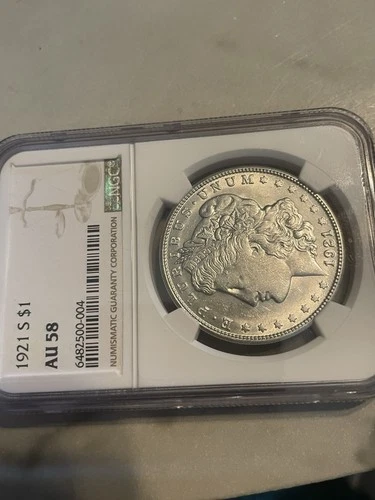 1921 s NGC Au 58 Morgan Dollar Please Check Out My Many Listings👀