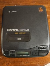 Sony Discman D-34 Mega Bass CD Player Parts Repair As Is