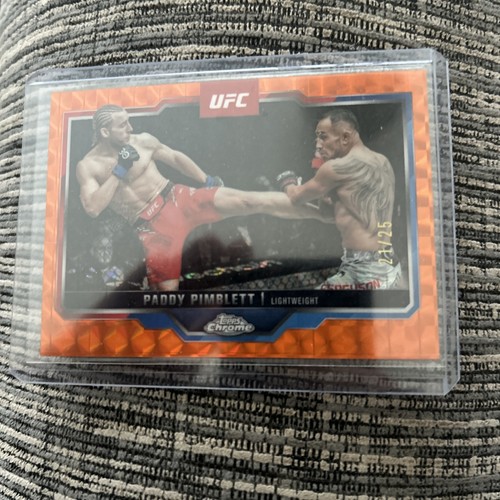 2025 Topps Chrome UFC Paddy Pimblett #177 Orange Geometric 20/25