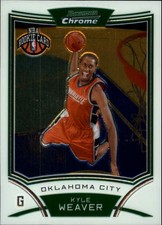 2008-09 Bowman Chrome #143 Kyle Weaver RC Rookie Card