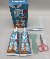 Air Mattress Repair Patch Kit, 75ml Waterproof Vinyl Repair Patch Kit, PVC Glue