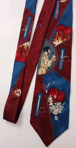 The Elvis Presley Collections by Superba Tie Elvis Presley 1993 vtg multicolor