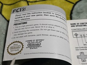 Lunar Pool NES Nintendo Original 1987 Instruction Manual Booklet ONLY No Game 