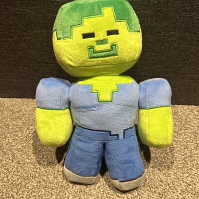 MINECRAFT ZOMBIE WEICHES PLÜSCHTIER MOJANG 30 CM / 12 ZOLL