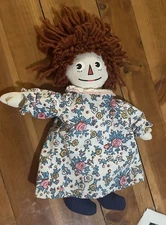 Dakin Raggedy Ann Doll Vintage Knickerbocker Cloth Doll