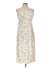 Uniqlo Women Ivory Cocktail Dress L