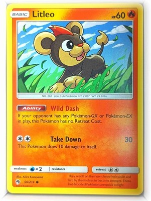 Litleo 50/214 2018 English Sun & Moon Lost Thunder