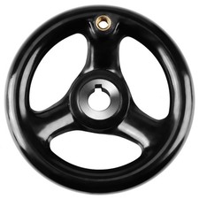 A1PC 12*100mm Black Round 3 Spoke Hand Wheel For Lathe Milling Machine