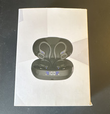 Bluetooth 5.3 In-Ear Wireless Earbuds Touch Control w/ Charging Case VV2 Black