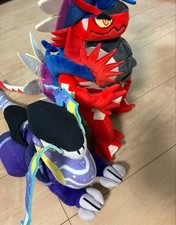 Pokemon Center Miraidon and Koraidon Plush Set of 2 Used