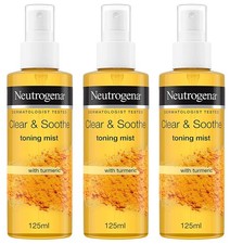 Neutrogena Clear and Soothe Toning Mist, 4.2 Ounce (Pack 125 ml of 3) 
