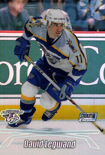 DAVID LEGWAND 1999-00 Stadium Club Chrome Refractor Nashville Predators #50