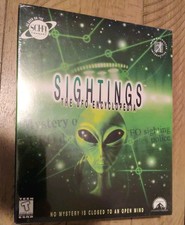 Sightings: The UFO Encyclopedia PC CD-ROM, Big Box, Spotless Rated 'T'