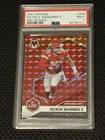 2021 Panini Mosaic - Super Bowl MVPs Patrick Mahomes II #288 Red Mosaic PSA 9