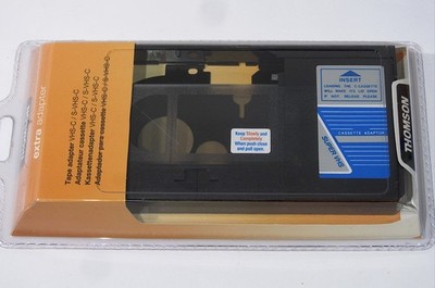 Thomson CCA10 VHS-C (SVHS-C) auf VHS  ADAPTER KASSETTE Vintage