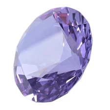 LONGWIN 100mm (3.9") Purple Crystal Diamond Paperweight Nail Art Display Decor