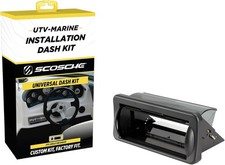 Scosche ACM5B Universal Marine Radio Cover - Water Resistant Boat Dash Radio