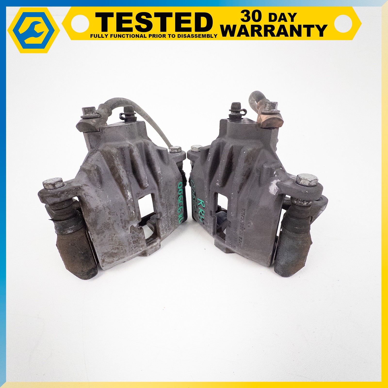 05-13 CHEVROLET CORVETTE C6 REAR LEFT RIGHT DISC BRAKE CALIPER ASSEMBLY SET OEM