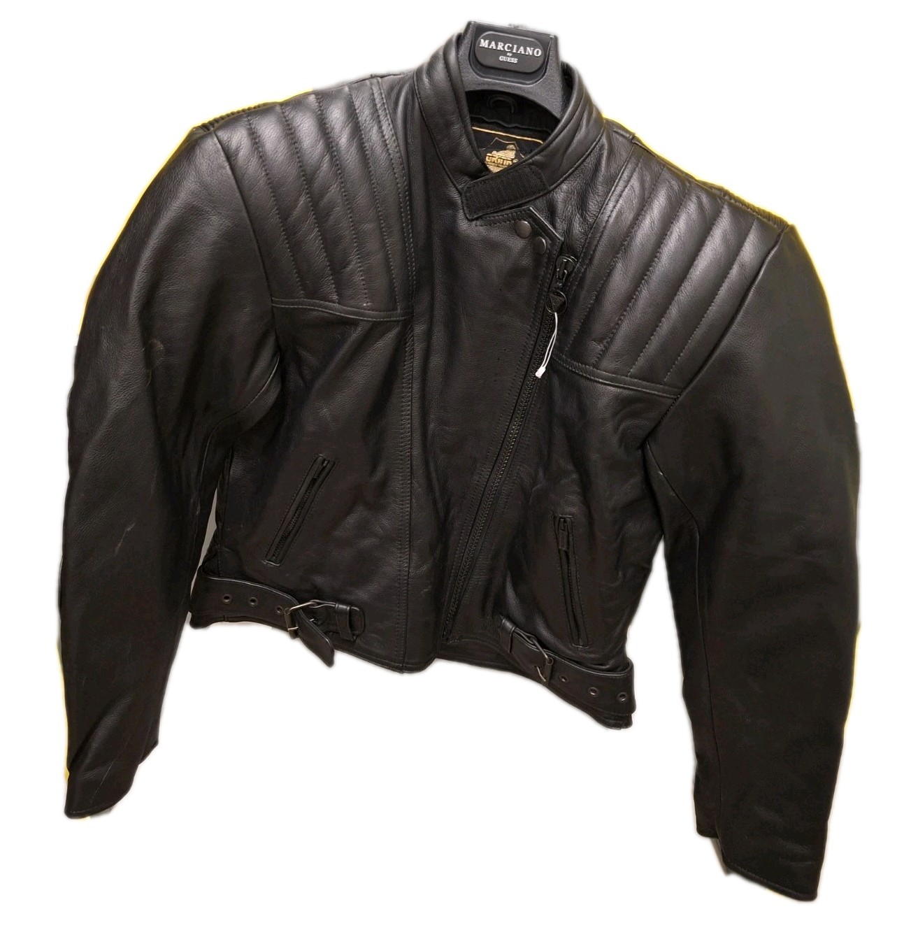 Blouson moto en cuir véritable OREX protection et confort