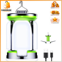 Led Campinglampe 2000L 7 Leuchtmodi Usb Wiederaufladbar 60 Leds Zeltlampe