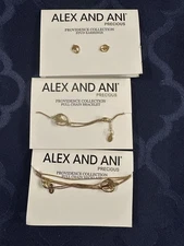 Alex and Ani Providence Collection Tree of Life  14kt Gold Plated Set
