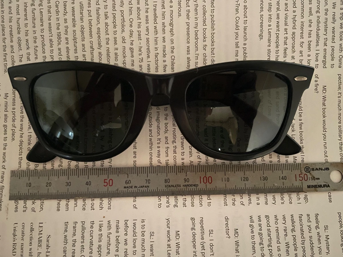 Ray Ban Wayfarer B L In Vintage Sunglasses for sale | eBay
