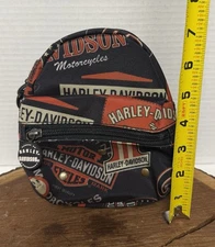 Harley Davidson Promotional Mini Me Backpack 2 Zipper Pockets Biker Chick EUC