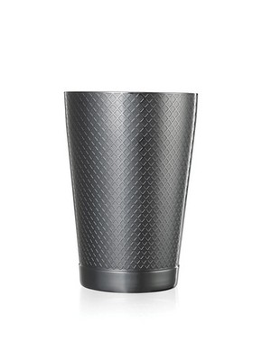 Mercer Culinary Barfly 18 oz Diamond Etched Lattice Shaker w/ Capped Bottom