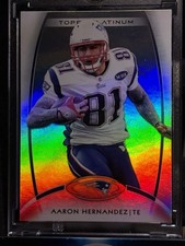 2012 TOPPS PLATINUM #4 AARON HERNANDEZ