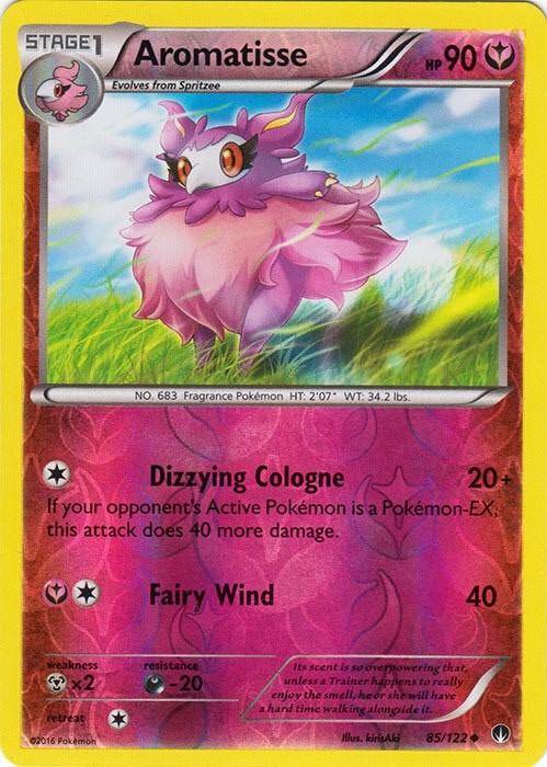 Aromatisse - 85/122 - Reverse Holo  - XY Breakpoint - NM/M