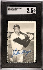 1969 Topps - Deckle Edge Willie Mays #33 SGC 2.5