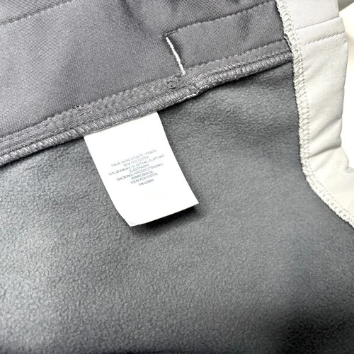 Lands' End Men's Softshell Full Zip Hooded Jacket w/ Pockets Gray XL 46-48 image 6