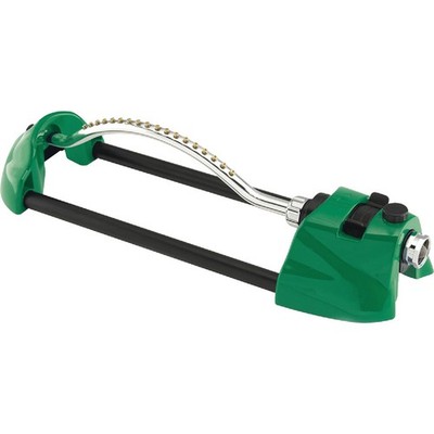 Dramm ColorStorm Heavy-Duty Metal 3000 Sq. Ft. Green Oscillating Sprinkler Dramm