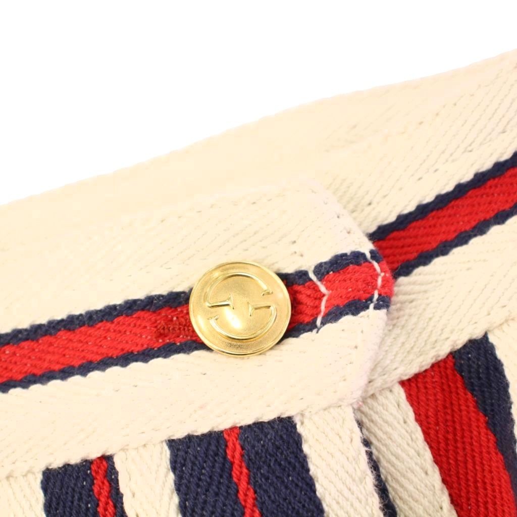 【Skirts】GUCCI Women's Knee-Length A-Line Skirt Cotton with GG Buttons thumbnail 6