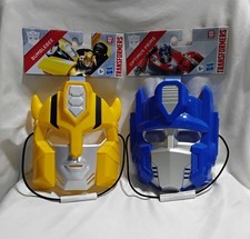 Hasbro Transformers OPTIMUS PRIME BUMBLEBEE Hero Masks Ages 5 Lot of 2